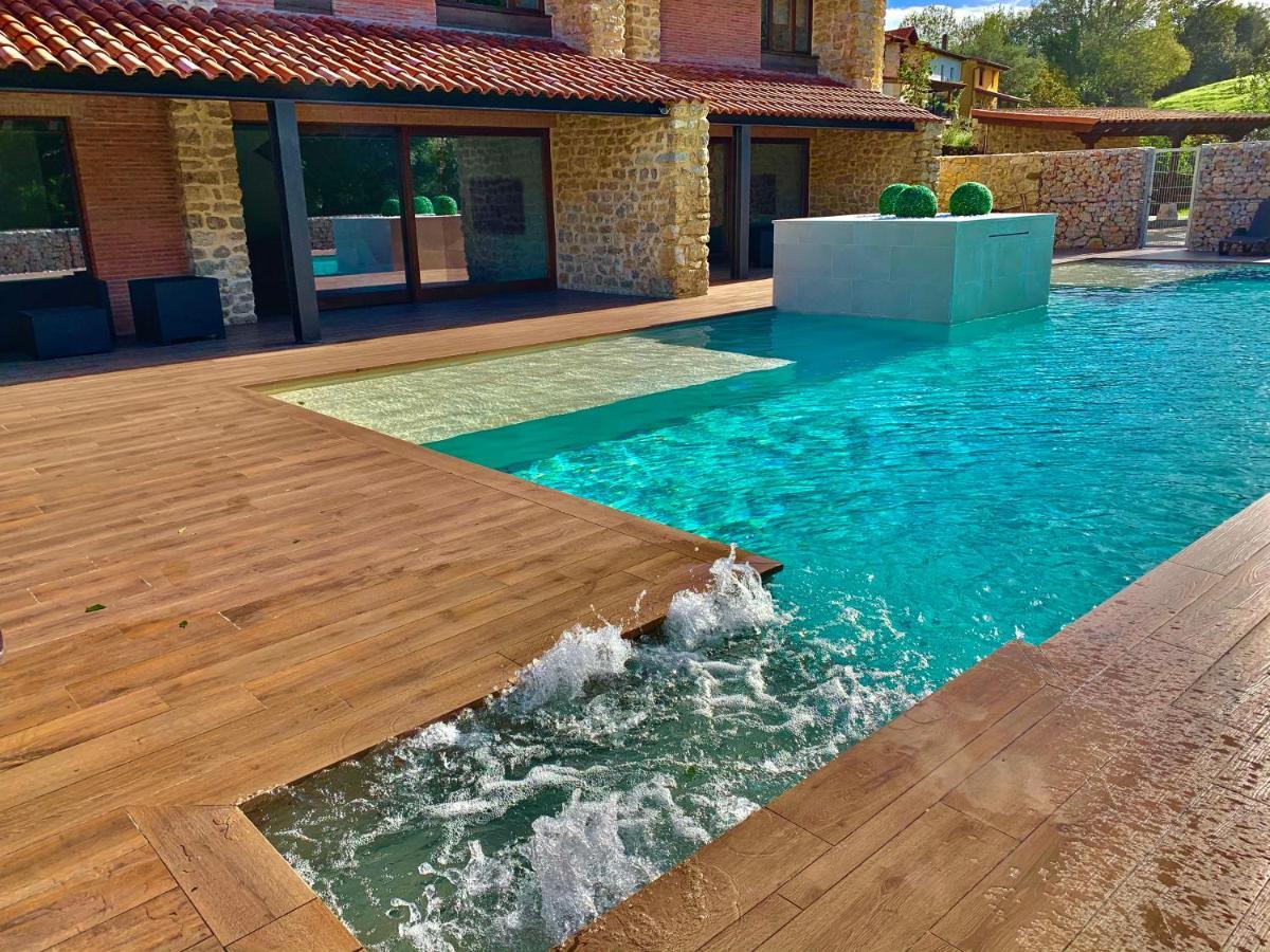 2 Apartamentos En Villa Con Piscina Privada En Asturias El Marquesau Норьега Экстерьер фото