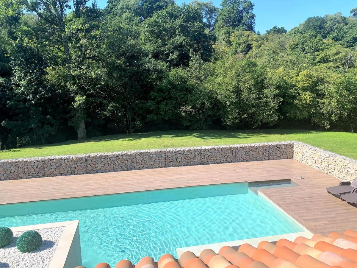 2 Apartamentos En Villa Con Piscina Privada En Asturias El Marquesau Норьега Экстерьер фото